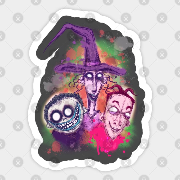 Kidnap The Sandy Claws Sticker by LVBart